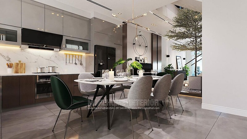 Hệ tủ bếp gỗ cao cấp mang đến vẻ đẹp sang trọng cho không gian sống gia chủ. Tủ bếp hiện đại,tủ bếp đẹp hiện đại, tủ bếp An Cường