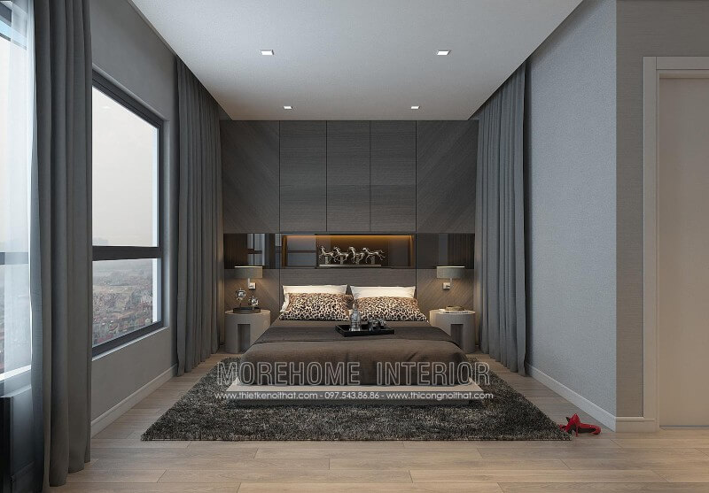 Giường ngủ chung cư hiện đại Giường ngủ chung cư hiện đại