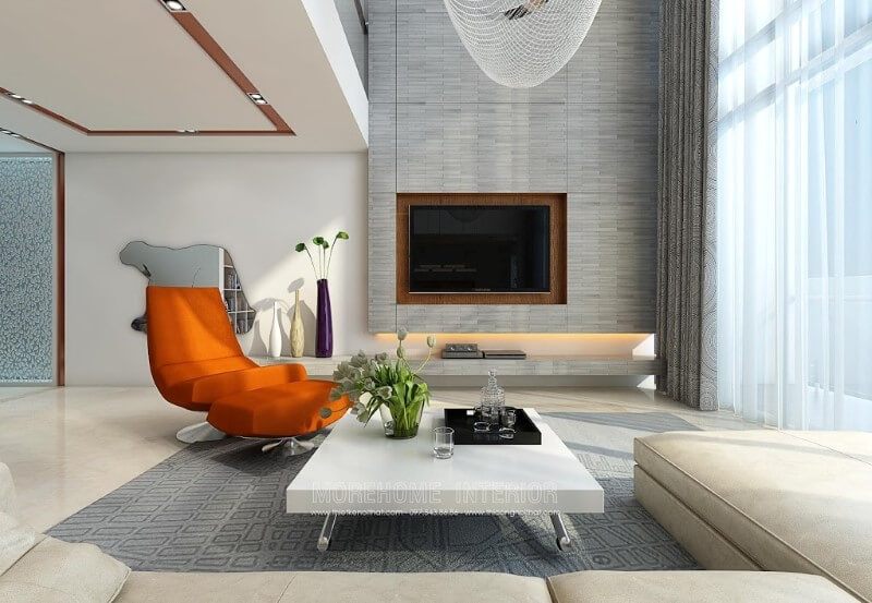 Mẫu bàn trà với thiết kế chân Inox, mặt bàn gỗ công nghiệp đem đến nét đẹp năng động với giá cả phù hợp giúp hoàn thiện không gian phòng khách