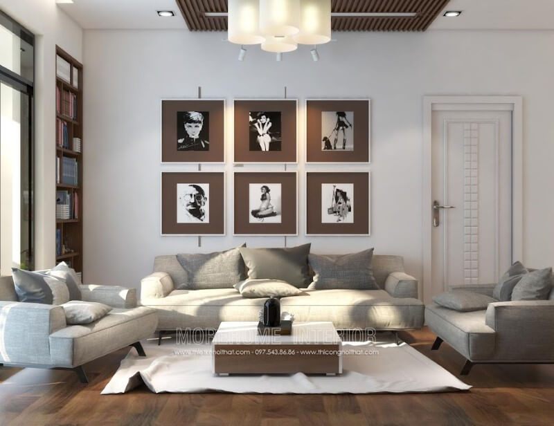 Bàn trà MH-HD026 gỗ công nghiệp trang trí phòng khách chung cư nhỏ gọn