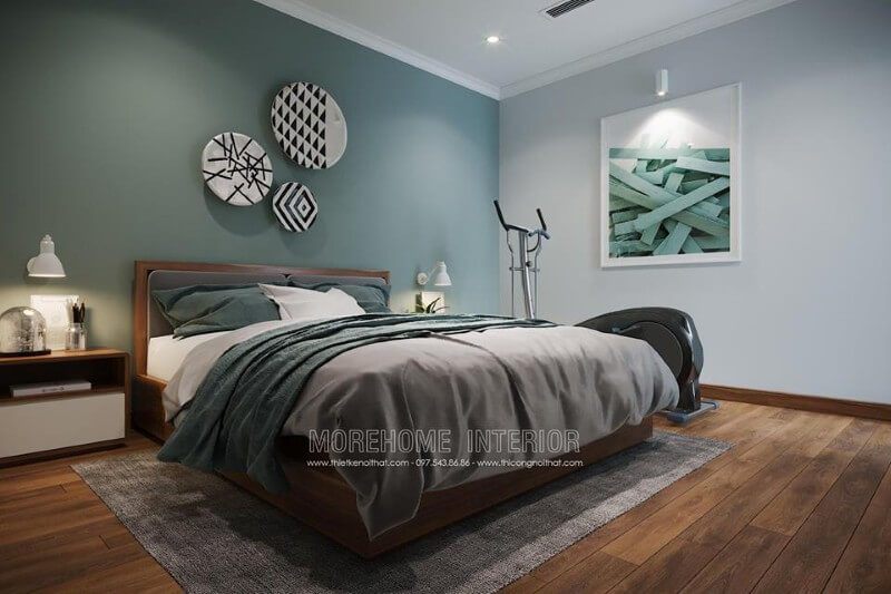 Chiếc giường ngủ gỗ hiện đại cỡ lớn cho bé không gian nghỉ ngơi dễ chịu nhất