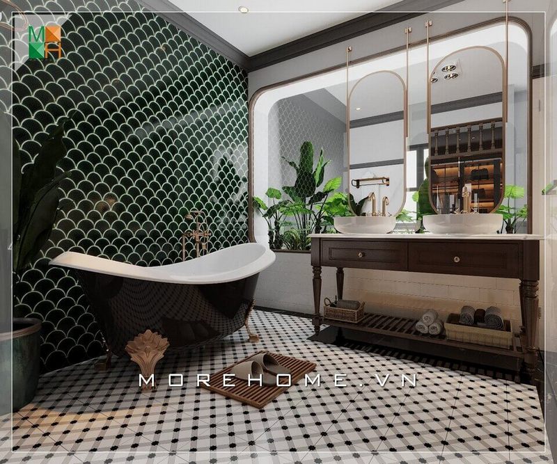 Ấn tượng với thiết kế không gian phòng tắm hiện đại và sang trọng dành cho không gian nhà phố, biệt thự, chung cư.