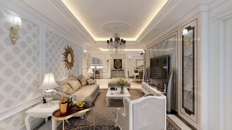 Không gian tiếp khách ấn tượng hơn với mẫu bàn trà gỗ tự nhiên