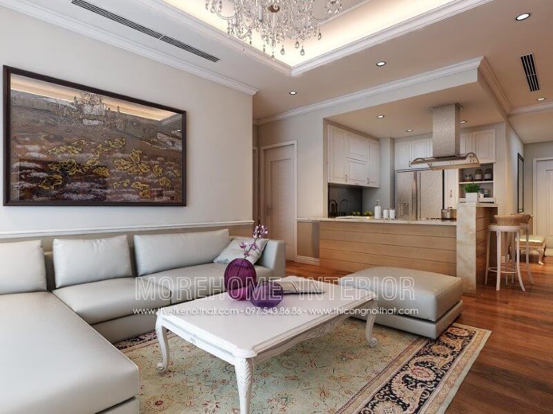 Mẫu bàn trà mang phong cách tân cổ điển với những đường chạm trổ cầu kỳ mang lại sự tinh tế cho sản phầm