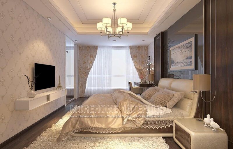 Giường ngủ khung gỗ tự nhiên nhập khẩu bọc da cao cấp với tông màu nhẹ, thiết kế điển hình của phong cách hiện đại chắc chắn là sản phẩm tô điểm cho phòng ngủ gia đình bạn vẻ đẹp sang trọng và đẳng cấp hơn