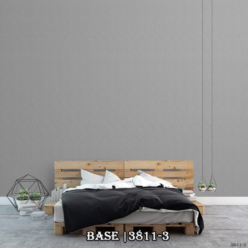 Phối cảnh 3D cho mẫu giấy dán tường phòng ngủ 3811-3.