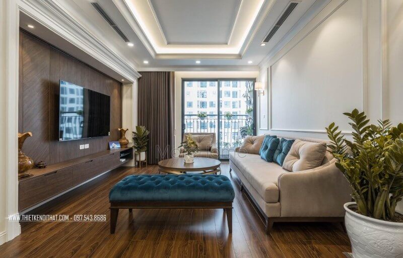 Mẫu sofa được xưởng sản xuất Moresofa của Morehome sản xuất dựa trên bản thiết kế 3D đẹp ấn tượng