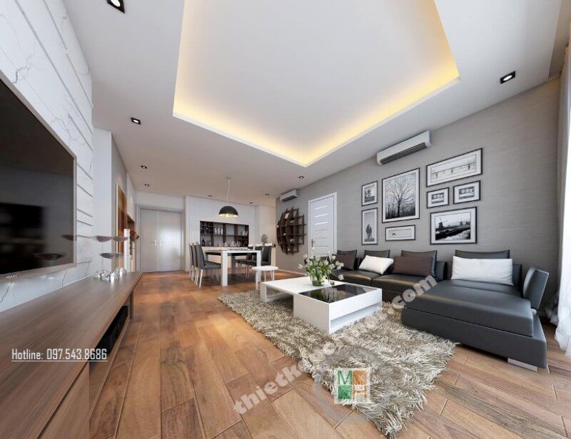 Một bức tranh treo tường trong phòng khách sẽ làm cho không gian tiếp khách trở nên hấp dẫn hơn.